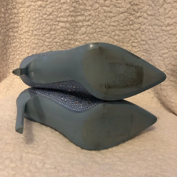 Steve Madden Maxwelle Jeweled Heeled Pointed Toe Sock Boots, Women’s 8.5 - Picture 11 of 12